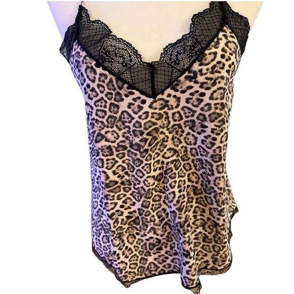 1. State Tops - 1. STATE leopard lace trim camisole NWOT*